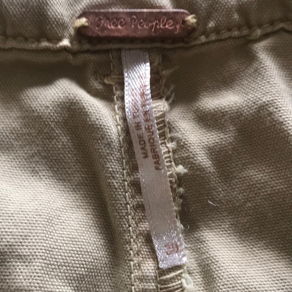 Free people cream pants.😊🌼 - Picture 3 of 4